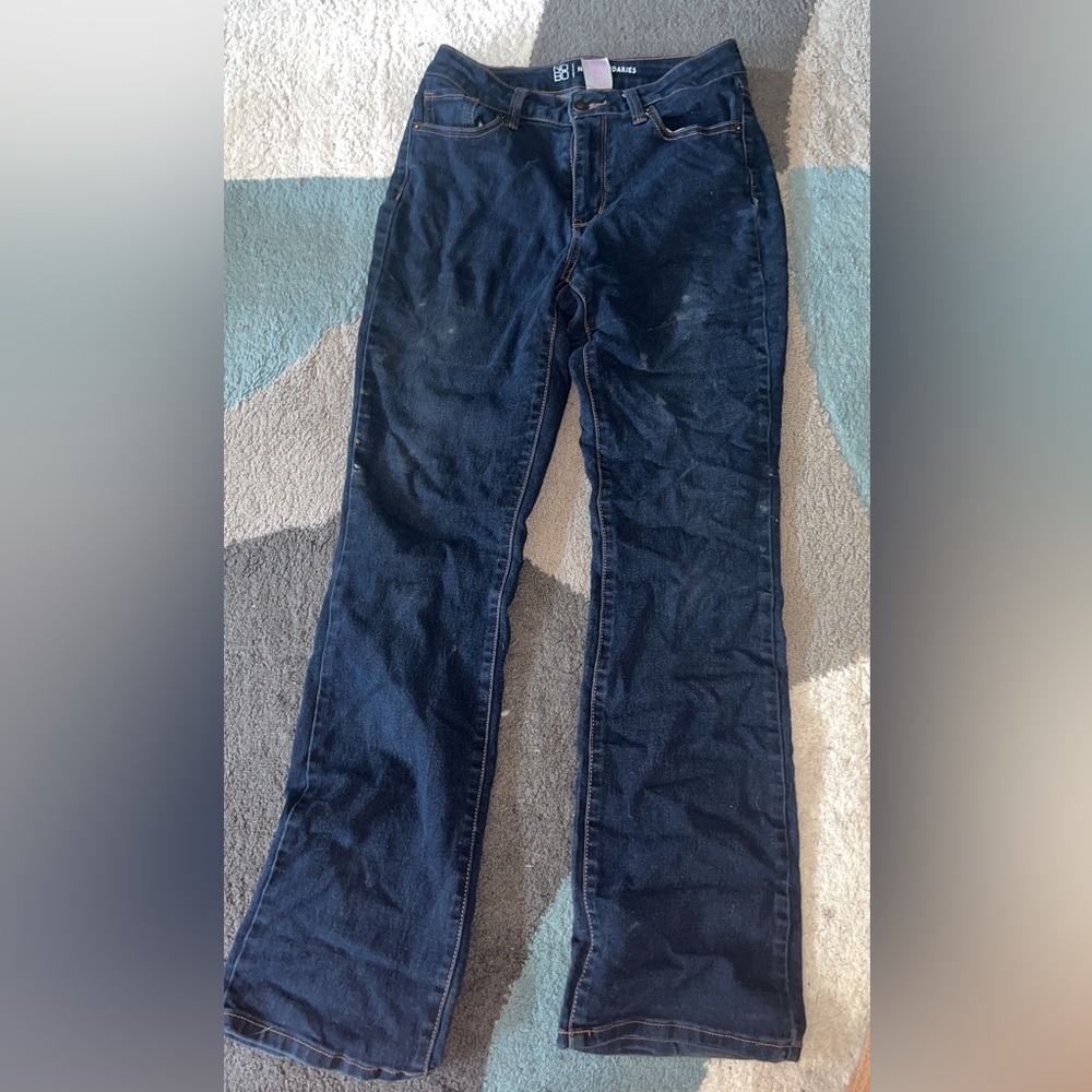 Blue bootcut jeans